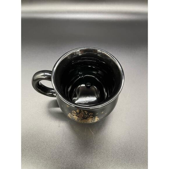 Harry Potter Cauldron Footed Black & Gold H Coffee Mug Cup Warner Bros. - Picture 3 of 5